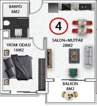 Блок А - 1+1