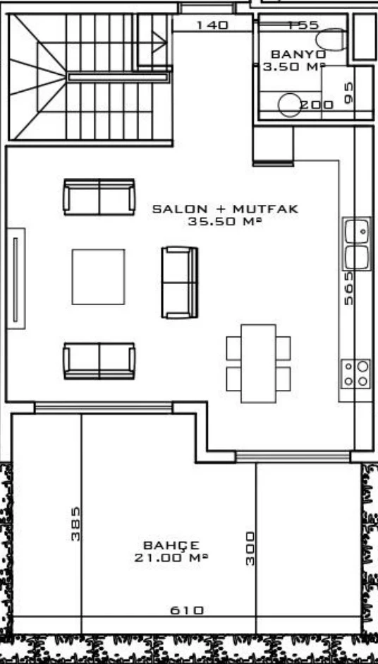 Блок А - 2+1 duplex