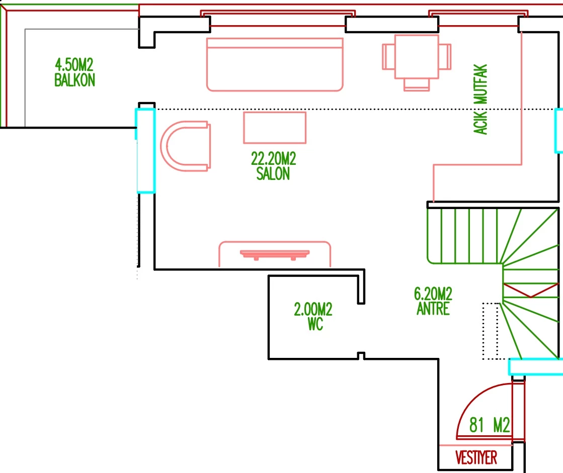 Блок А - 1+1 duplex